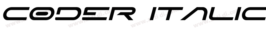 Coder Italic字体转换